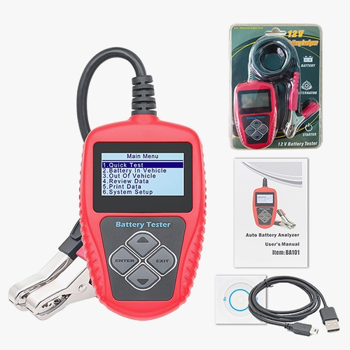 8-30v lead acid battery tester package