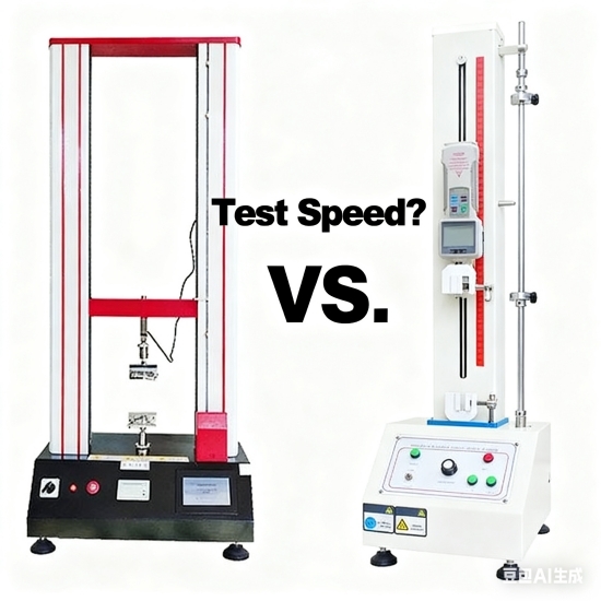 choose the appropriate tensile tester speed