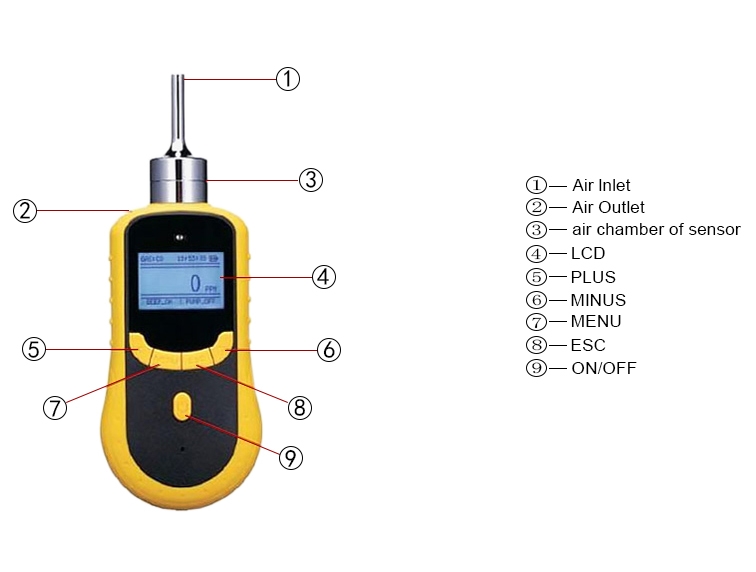 details of portable gas detector