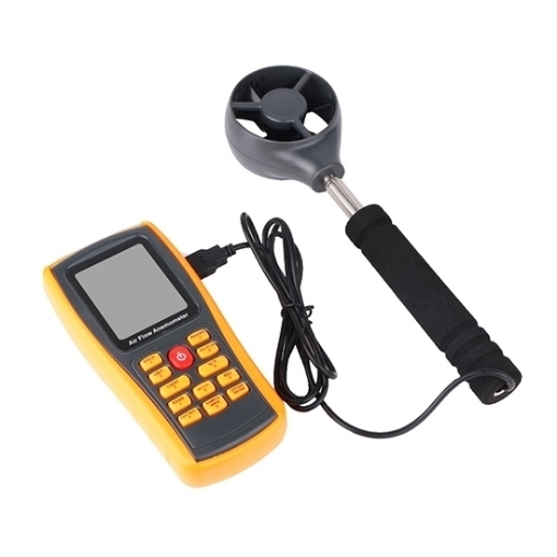 Digital vane type anemometer