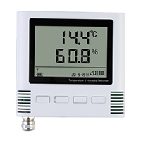 Digital temperature and humidity data logger