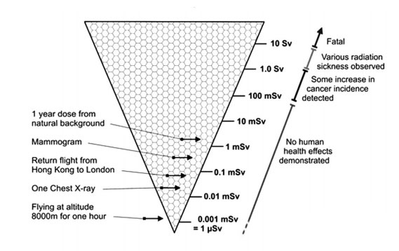 Effects of radiation on human health