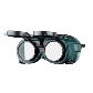 Flip-up welding goggles