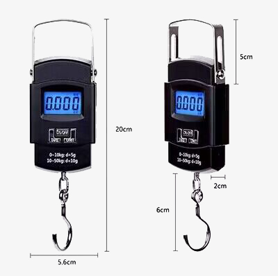 Mini handheld crane scale size