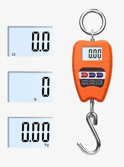 Portable crane scale unit