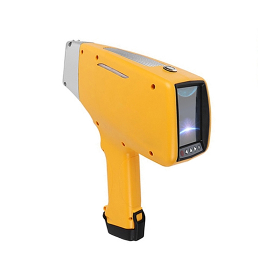 Portable spectrometer for metal analysis front view