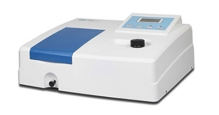 Single beam visible spectrophotometer
