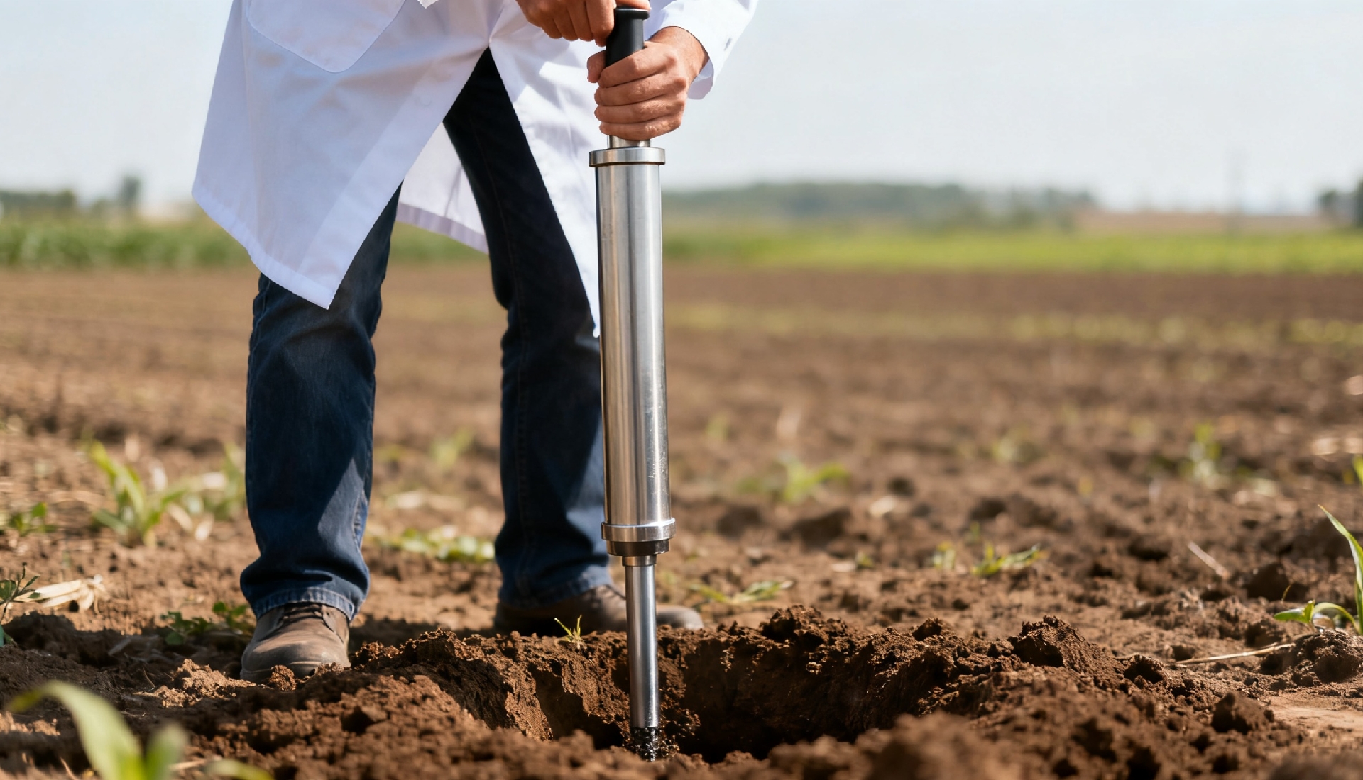Soil sampler working principle