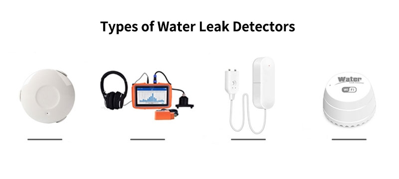 types of water leak detector
