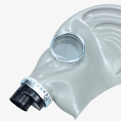 PC glasses of rubber respirator mask