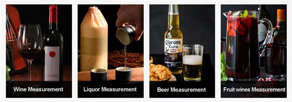 Alcohol refractometer applications