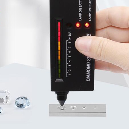 Alloy metal probe of diamond tester pen