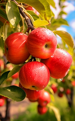Analog fruit hardness tester for apple