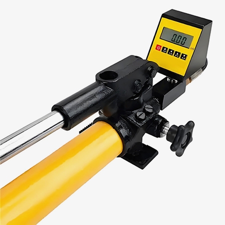 Anchor pull tester operation panel