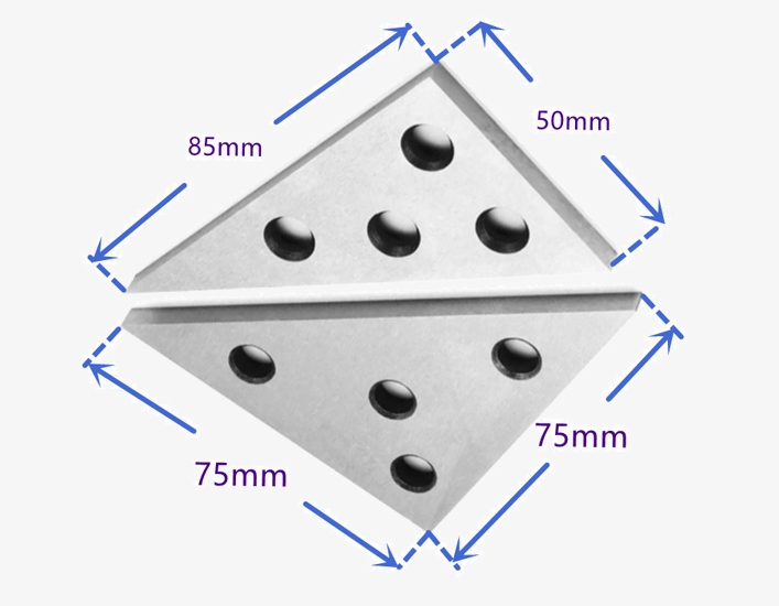 Angle gauge block dimension