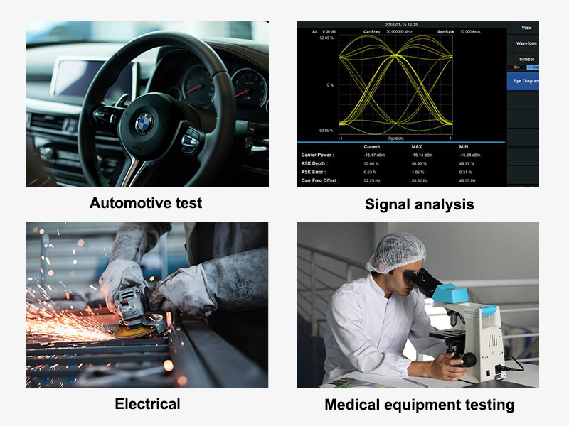 Application of oscilloscope