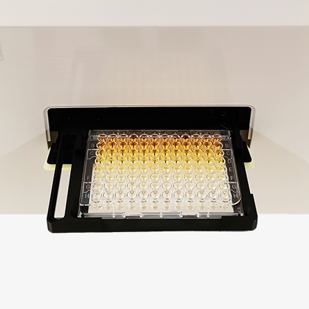 Automated microplate reader plate detail image