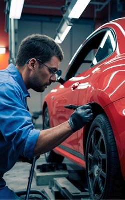 Automotive code reader for vehicle manufacturing