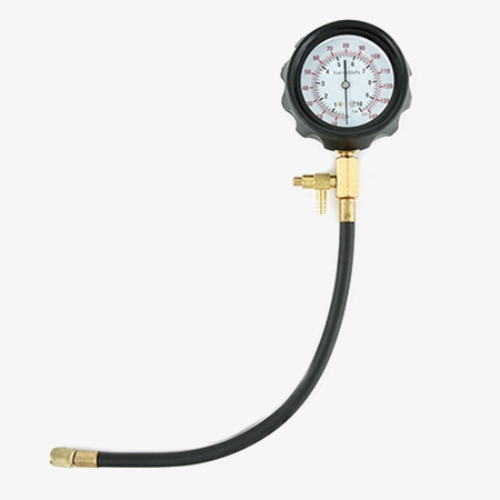 Automotive fuel pressure gauge kit detail