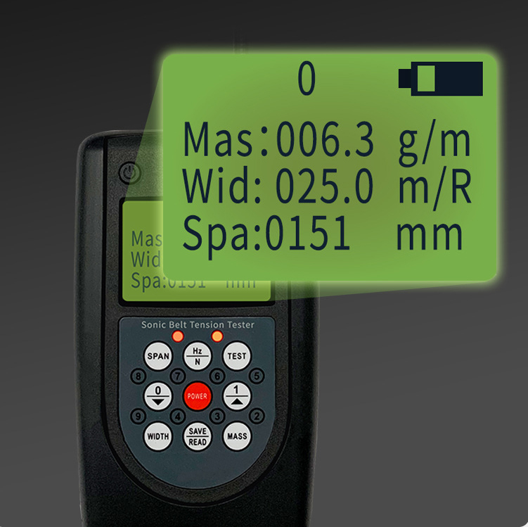 Belt tension meter detail