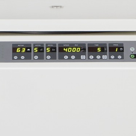 Benchtop centrifuge 5500 rpm LED screen