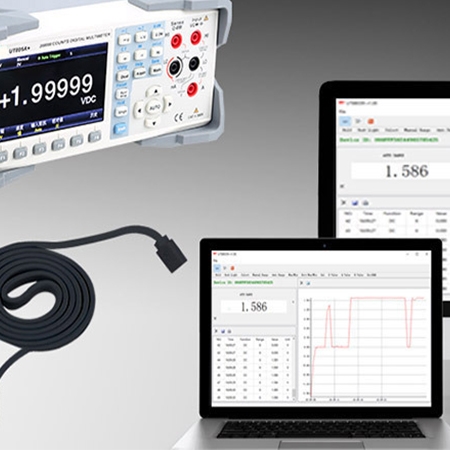 Benchtop digital multimeter detail