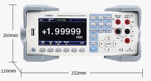 Benchtop digital multimeter size