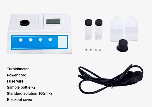 Benchtop turbidimeter packing list