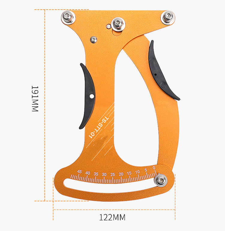 Bike spoke tension meter dimension