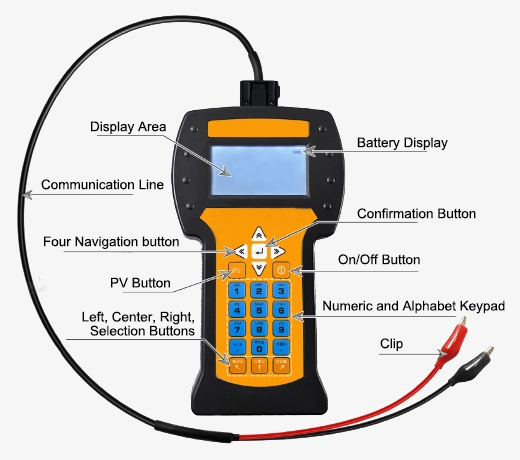 Bluetooth HART communicator details