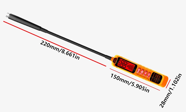 Brake fluid tester pen size