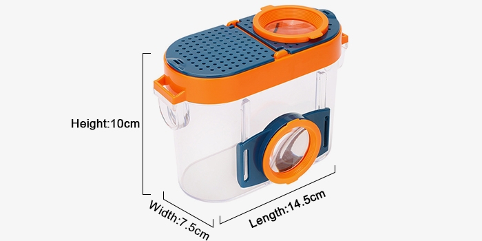 Bug viewer magnifying glass dimensions