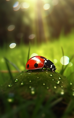 Bug viewer magnifying glass for feeding insects