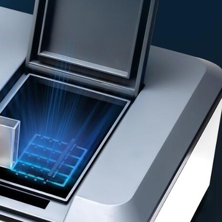 Built-in cuvette of uv spectrophotometer double beam