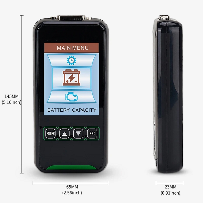 Car battery checker tester dimension