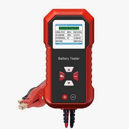 Car battery tester detail