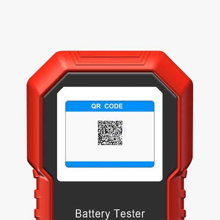 Car battery tester screen