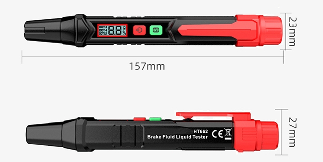 Car brake moisture tester size