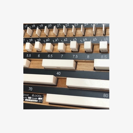 Ceramic gauge block details