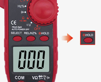 Clamp meter keys