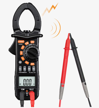 Clamp meter switch beep test