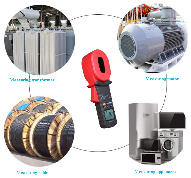 Clamp-on ground resistance tester application