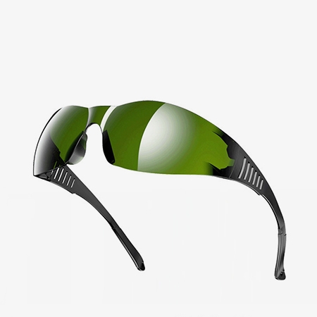 Clear PC lenses material of laser protective goggles