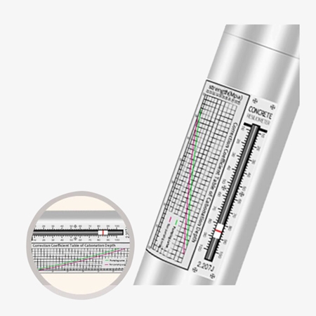 Concrete rebound hammer tester detail