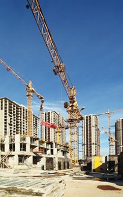 Construction for industrial crane scale