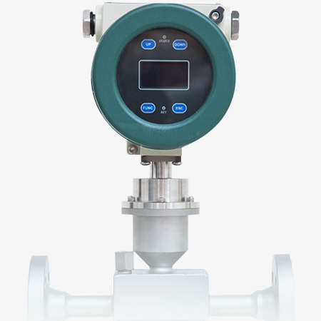 Coriolis variable area flow meter dashboard detail