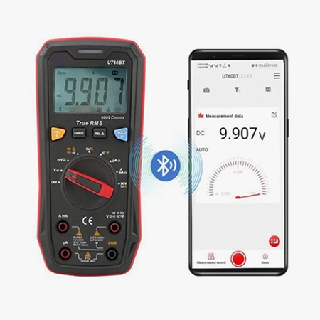Bluetooth digital multimeter detail