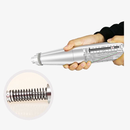 Concrete rebound hammer tester detail