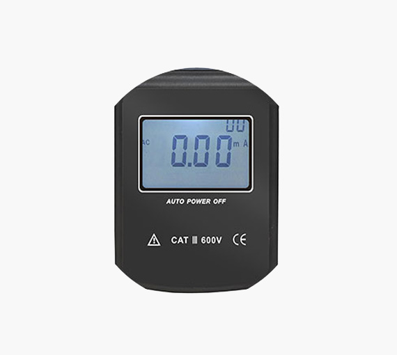 Detail of earth leakage current clamp meter
