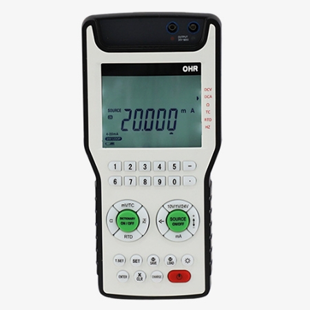 Detail of process calibrator